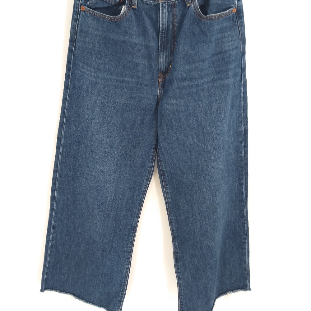 Levi's Premium Ribcage Straight Fringe Bottom - Picture 10 of 11